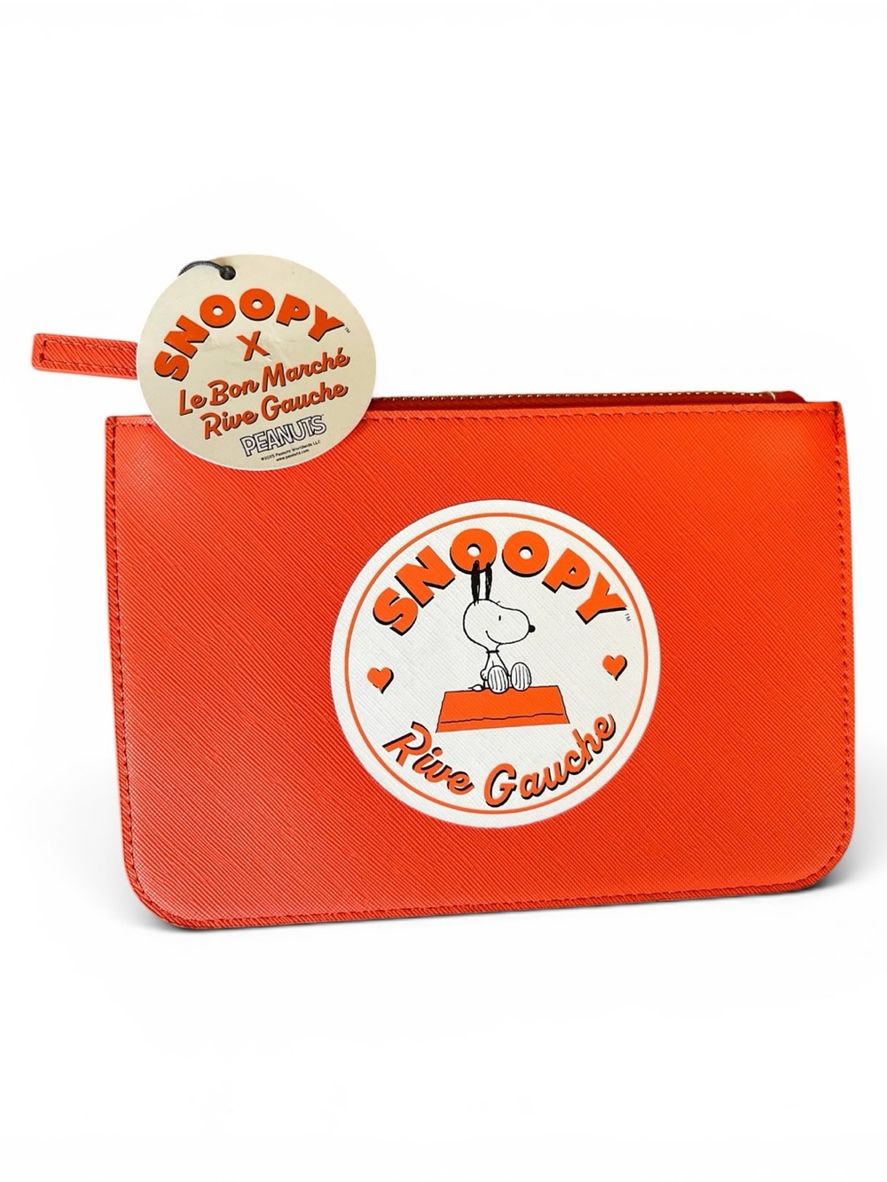 Snoopy x Le Bon Marché Rive Gauche Orange Travel Pouch